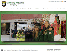 Tablet Screenshot of communityamb.org